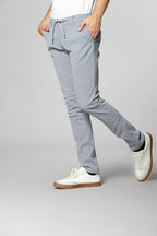Milano Jogger pantalon chino homme en gabardine stretch extra slim fit