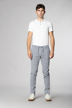 Milano Jogger pantalon chino homme en gabardine stretch extra slim fit