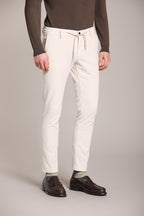 Foto 1 Milano Jogger pantalone chino uomo in velluto 500 righe extra slim fit