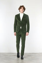 Milano Jogger pantalone chino uomo in velluto 500 righe extra slim fit