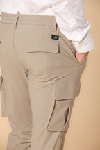 Chile Jogger pantalón cargo hombre en jersey supertécnico extra slim fit