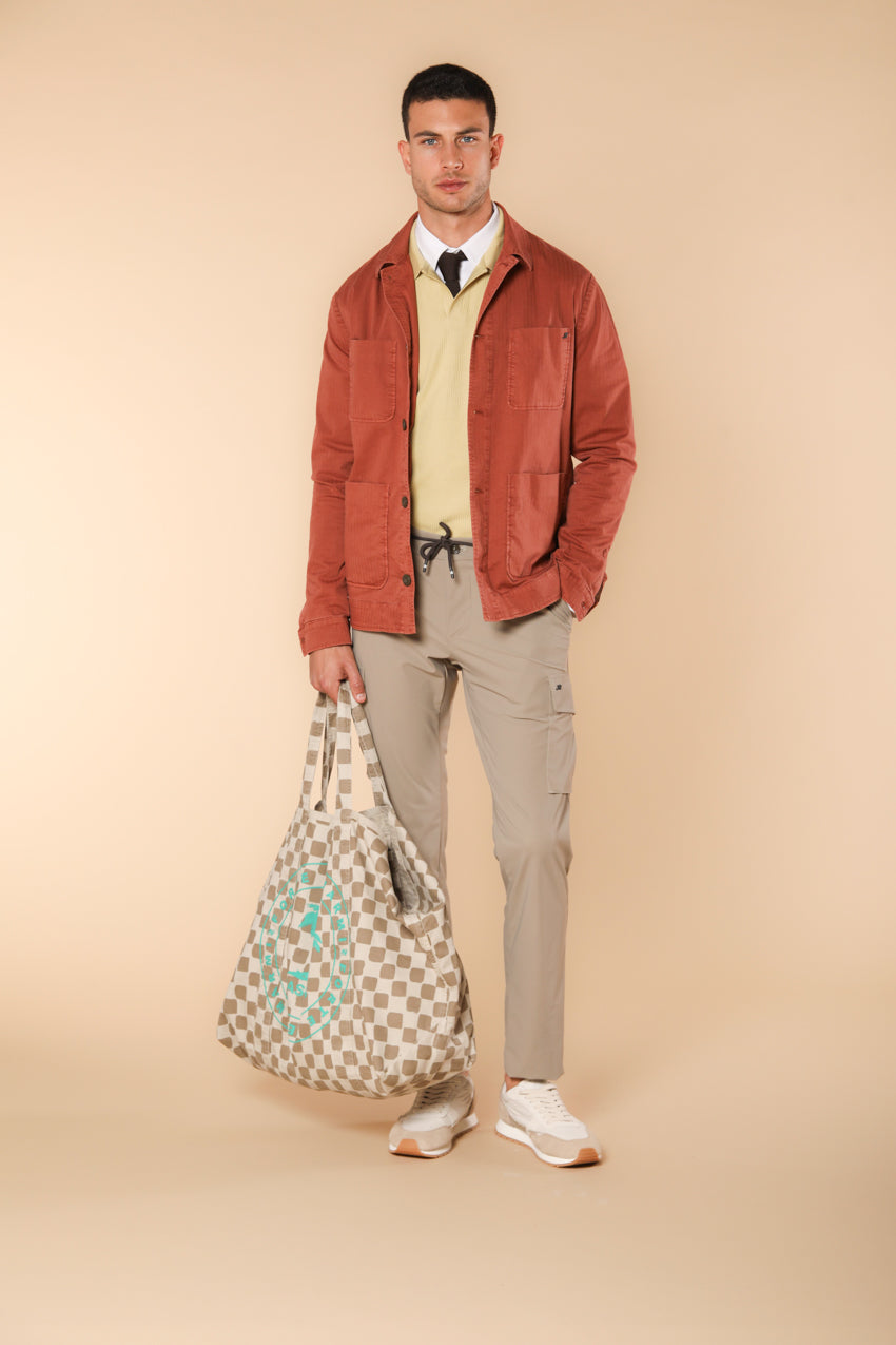 Chile Jogger pantalón cargo hombre en jersey supertécnico extra slim fit