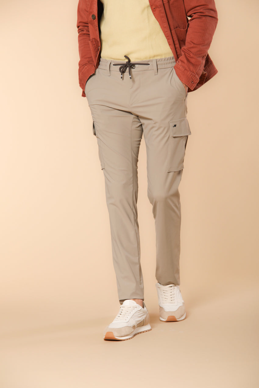 Chile Jogger pantalón cargo hombre en jersey supertécnico extra slim fit