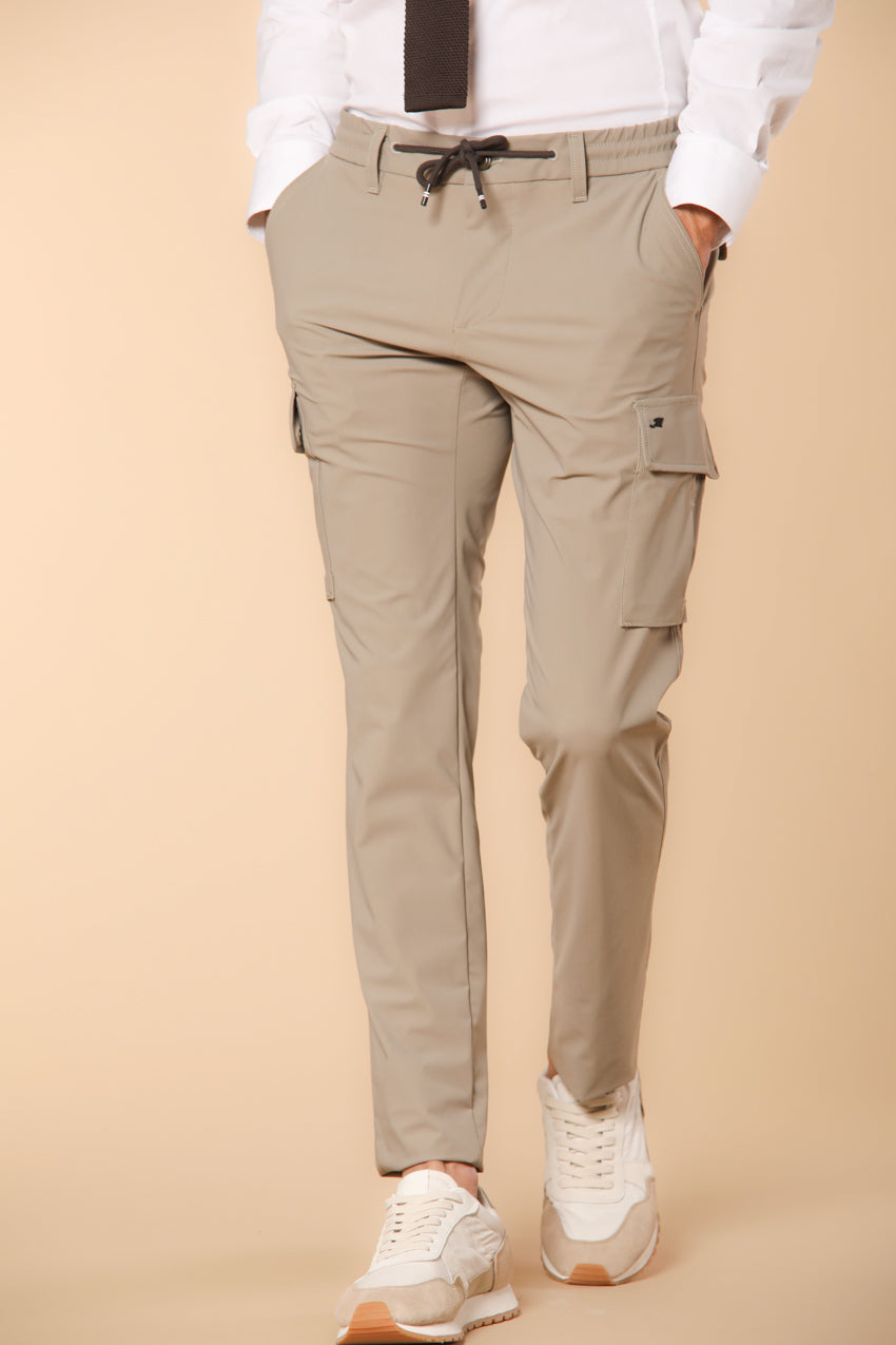 Chile Jogger pantalón cargo hombre en jersey supertécnico extra slim fit