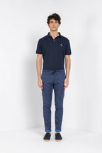 Chile Jogger pantalón cargo hombre de satén técnico travel stretch extra slim fit