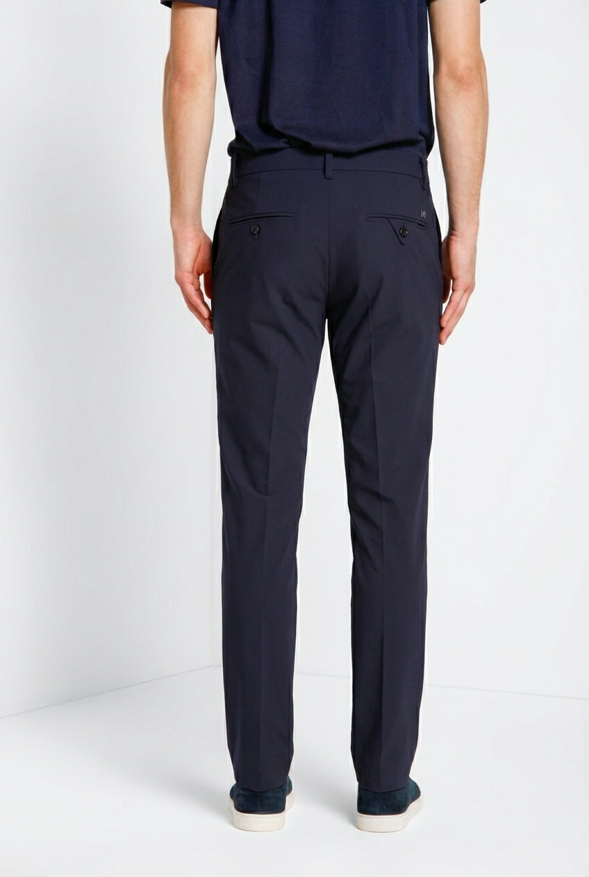 Milano Dynamic pantalone chino jogger uomo in jersey super tecnico extra slim fit