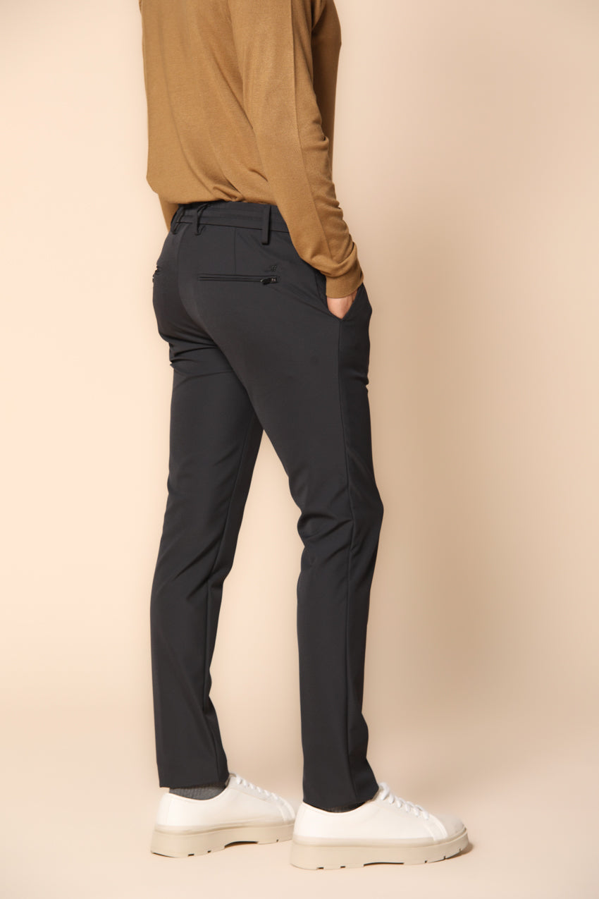 Milano Jogger pantalon chino homme en jersey technique coupe extra slim