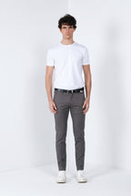 Torino Travel pantalon chino homme en satin technique travel stretch slim fit