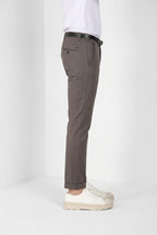 Torino Travel pantalon chino homme en satin technique travel stretch slim fit