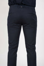 Torino Travel pantalone chino uomo in raso tecnico travel stretch slim fit