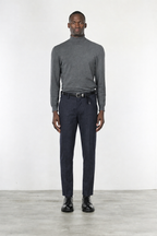Torino Jog men’s chino pants in flannel jersey with slim fit
