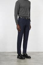 Torino Jog men’s chino pants in flannel jersey with slim fit
