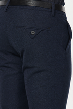 Torino Jog men’s chino pants in flannel jersey with slim fit
