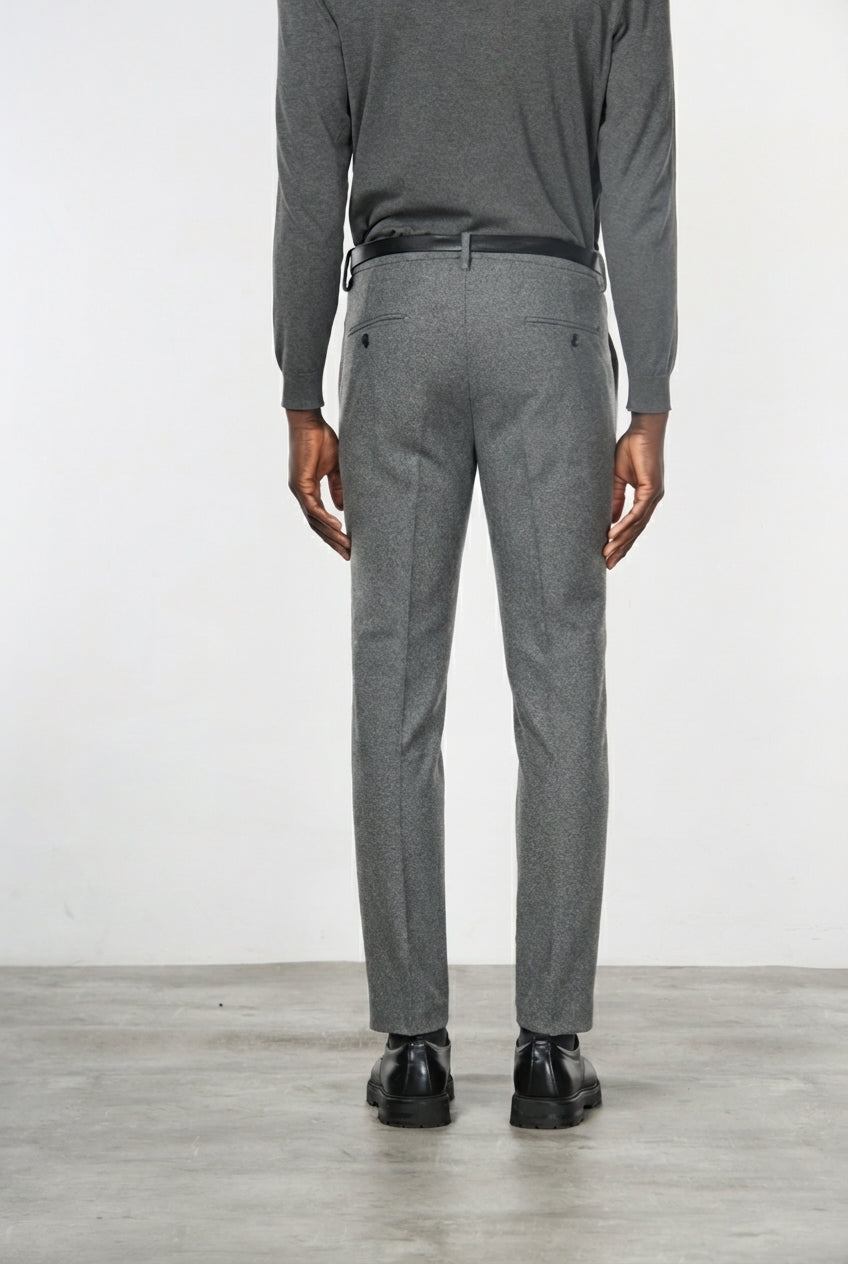Torino Jog pantalone chino uomo in jersey flanella slim fit