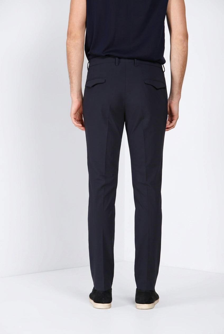 Torino 1 Pinces Dynamic pantalon chino jogger homme en jersey super technique slim fit