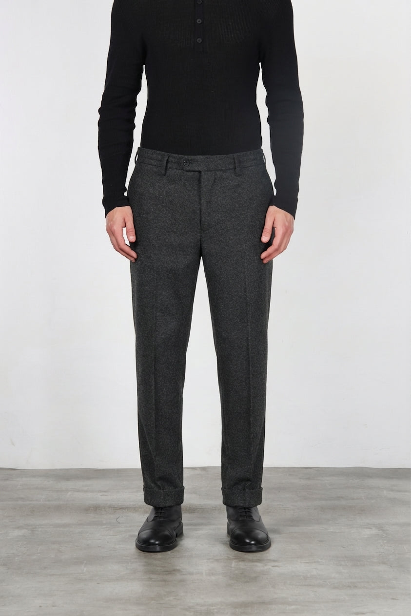 Chelsea Chinohose für Herren aus Flanell-Jersey mit relaxed fit
