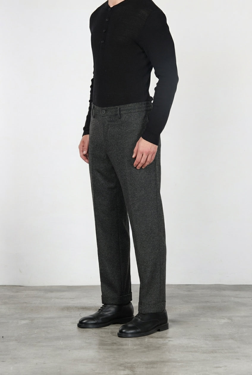 Chelsea Chinohose für Herren aus Flanell-Jersey mit relaxed fit
