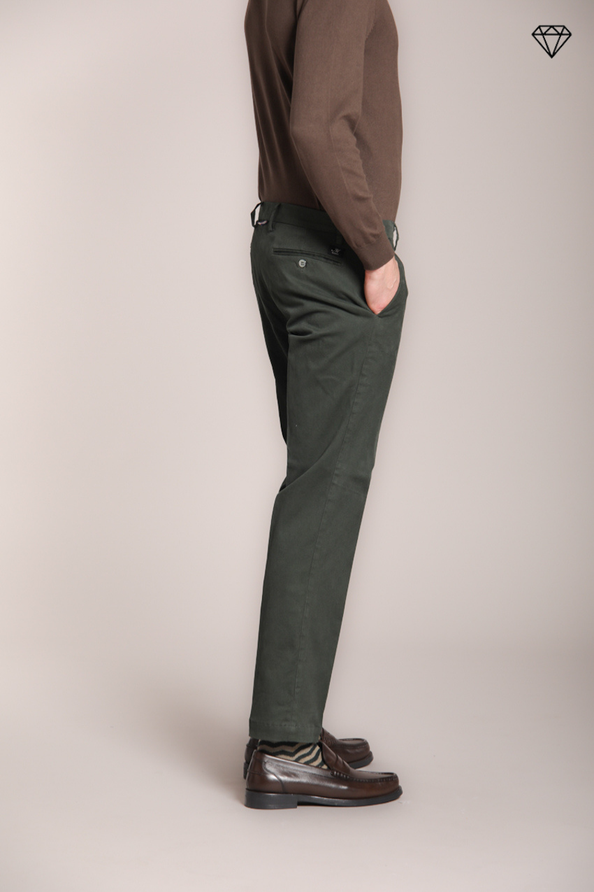 New York men's chino pants in stretch gabardine regular fit ①