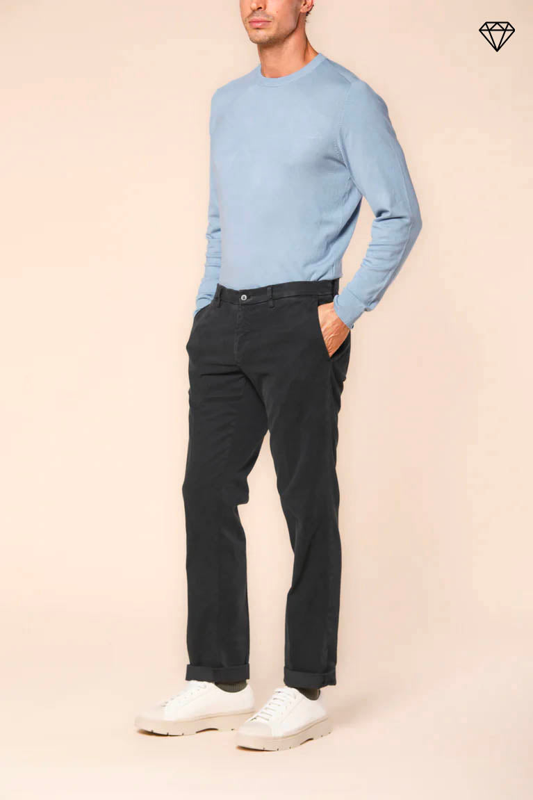 New York Herren Chino Hose aus Gabardine stretch Regular Fit  ①.