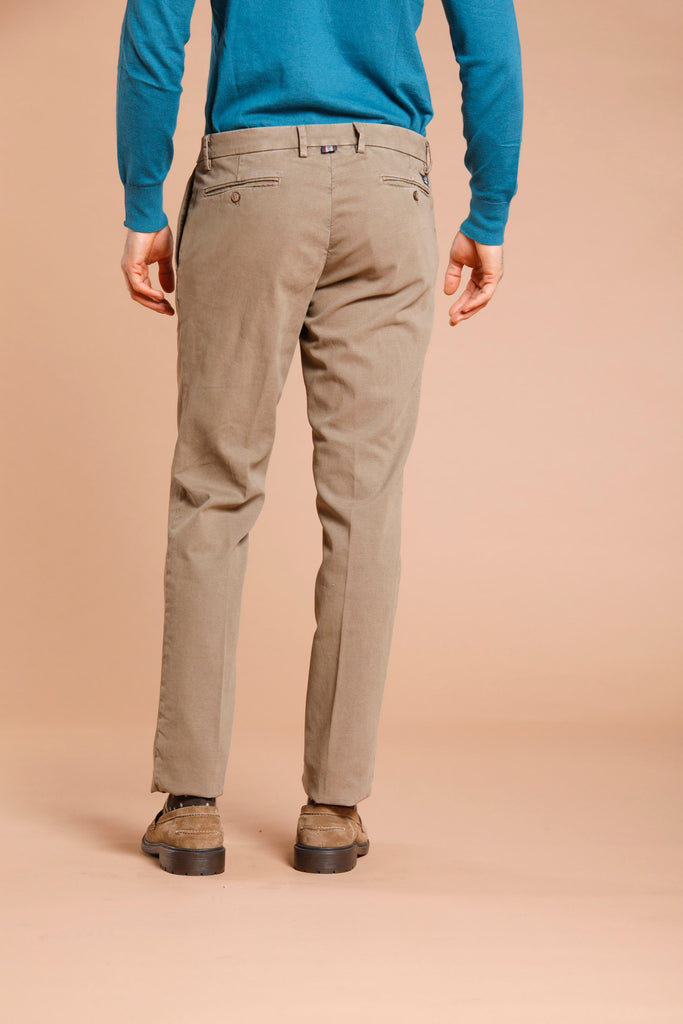 New York pantalone chino uomo in cotone modal regular ①