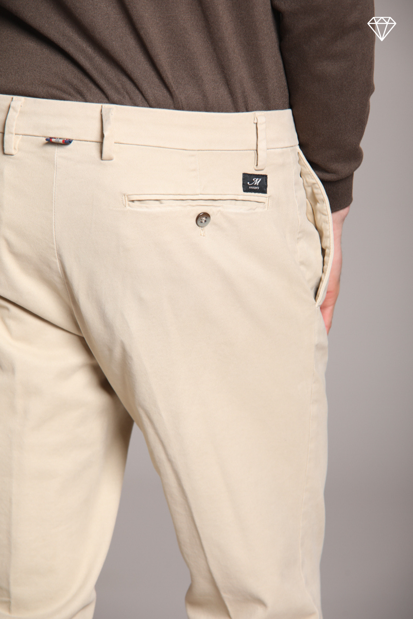 New York men's chino pants in stretch gabardine regular fit ①