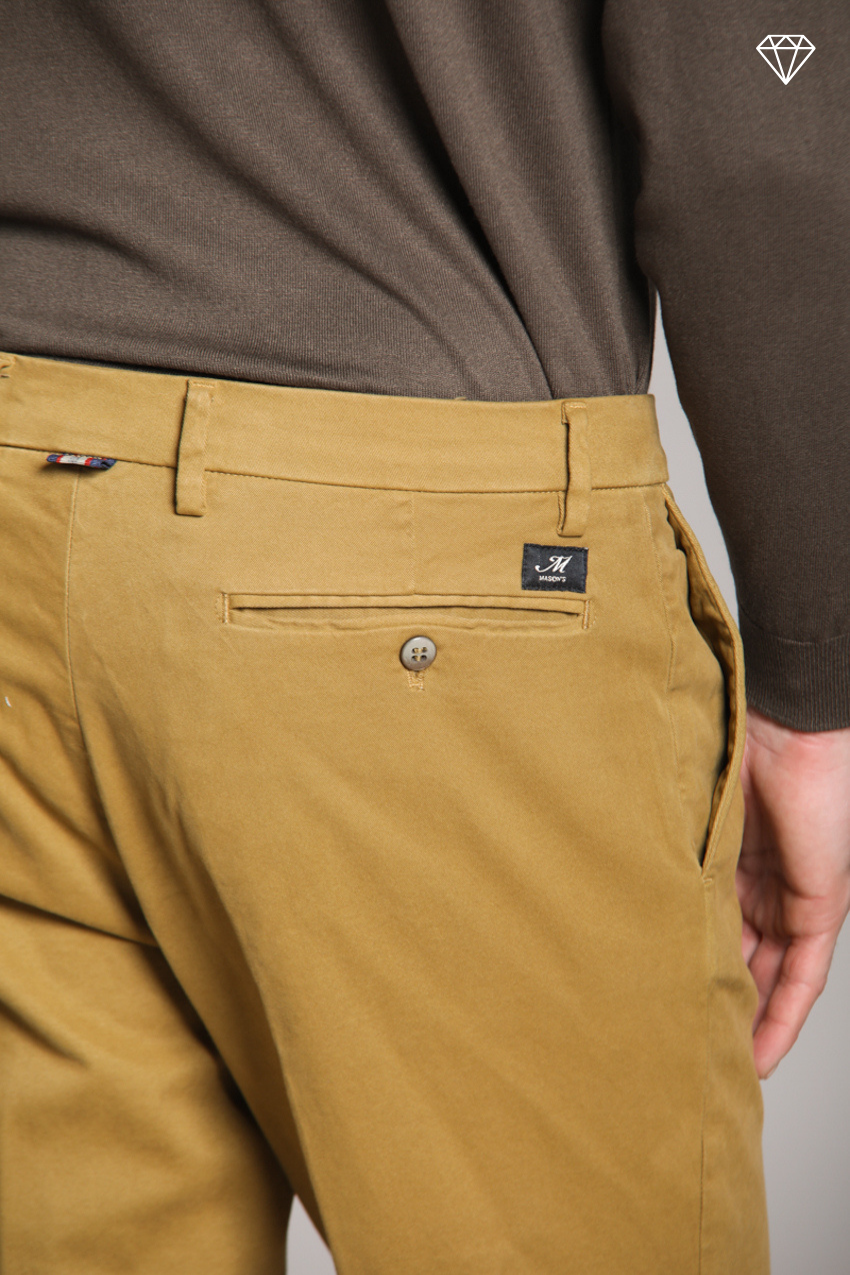 New York men's chino pants in stretch gabardine regular fit ①