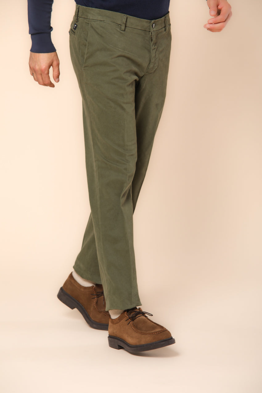 new York pantalón chino hombre en gabardina stretch ajuste regular