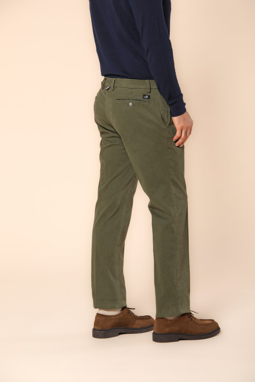 new York pantalón chino hombre en gabardina stretch ajuste regular