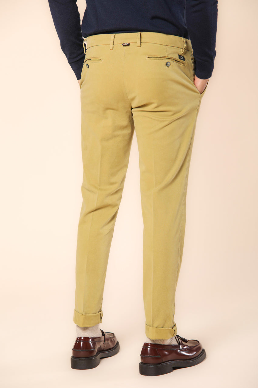 New York pantalón chino hombre en gabardina stretch  ajuste regular