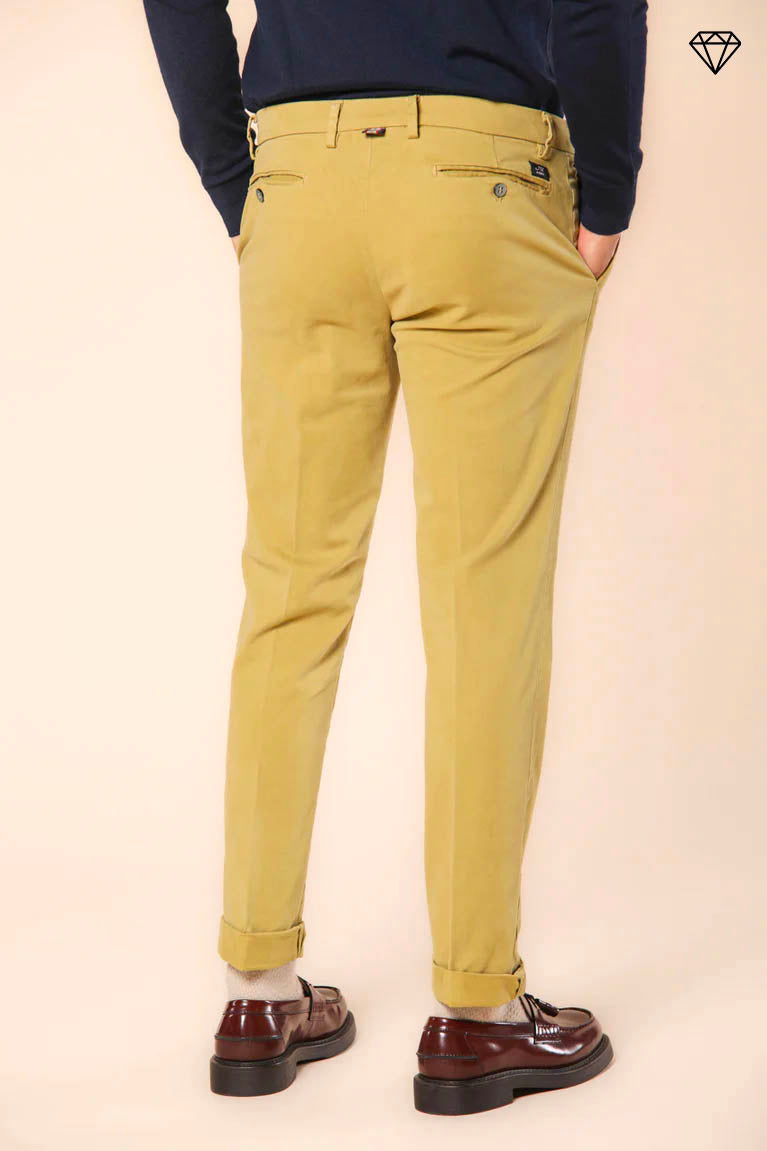 New York pantalón chino hombre en gabardina stretch  ajuste regular