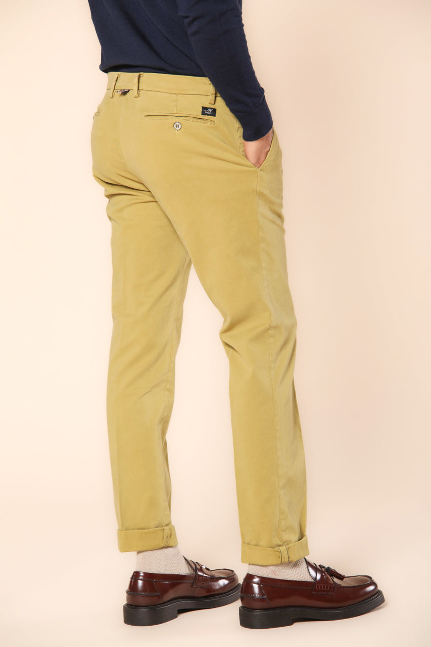 New York pantalón chino hombre en gabardina stretch  ajuste regular