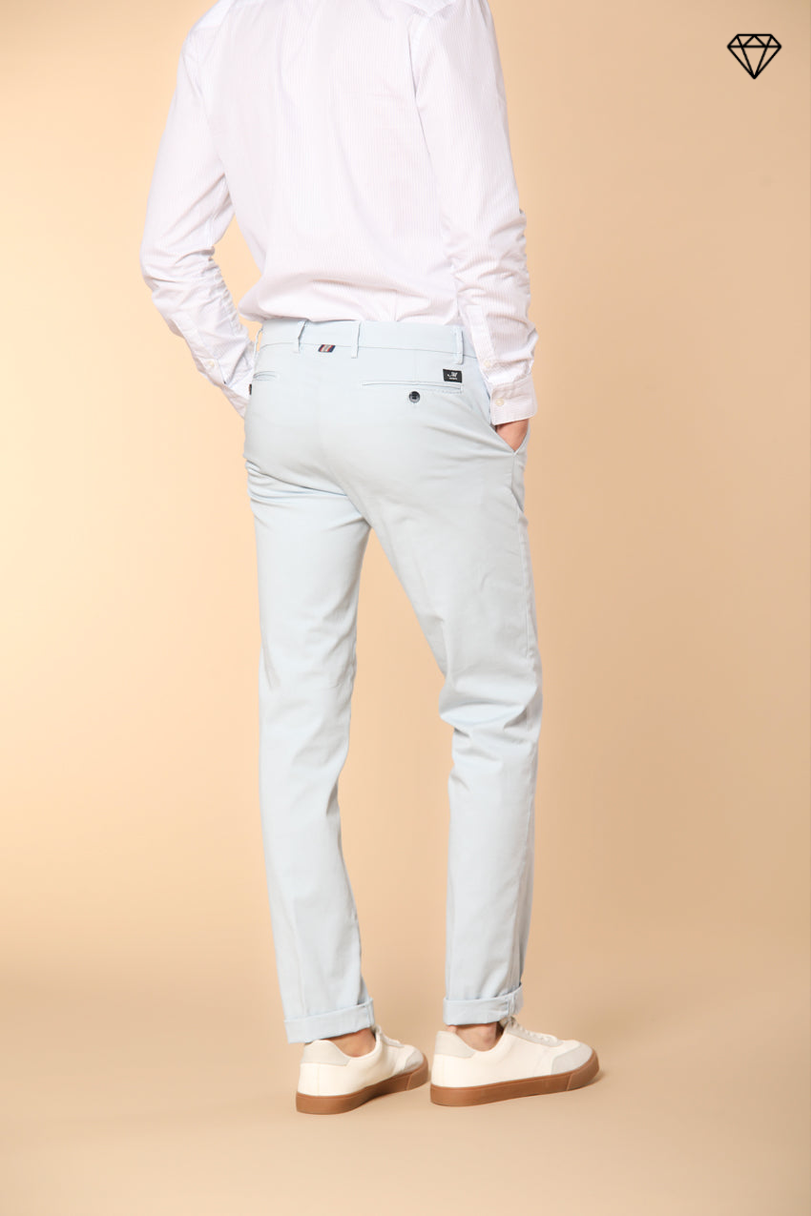 New York Pantalon chino homme  en satin stretch coupe Regular ①