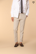 New York Pantalon chino homme  en satin stretch regular fit ①