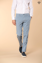 New York men's chino pants in stretch satin regular fit ①