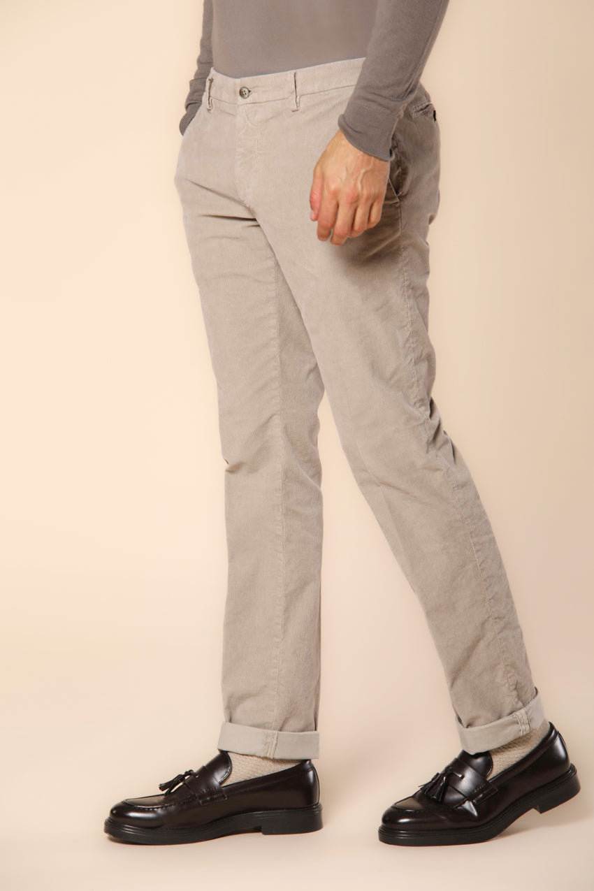 New York Herren Chino-Hose aus Samt 1000 Streifen Regular Fit