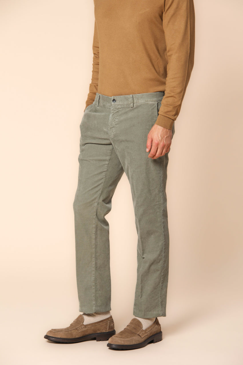 New York Herren Chino-Hose aus Samt 1000 Streifen Regular Fit