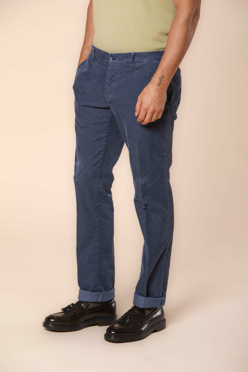 New York Herren Chino-Hose aus Samt 1000 Streifen Regular Fit