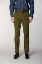 New York pantalon chino homme en velours 1000 raies regular fit