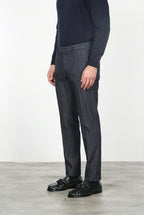 New York Elegance men’s chino pants in stretch denim, regular fit