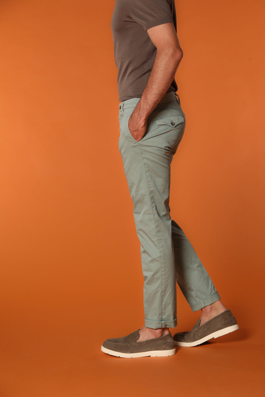 New York City men's chino pants in lightweight stretch pima cotton twill regular fit