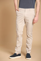 New York City men's chino pants in lightweight stretch pima cotton twill regular fit