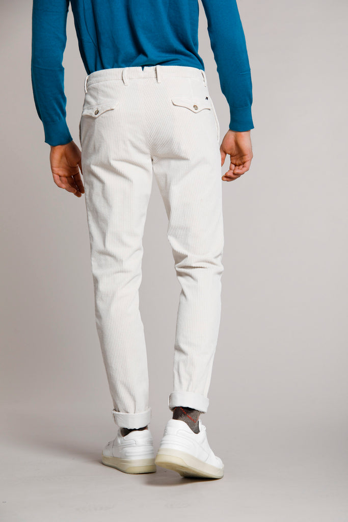 New York City pantalone chino uomo in velluto costa francia regular