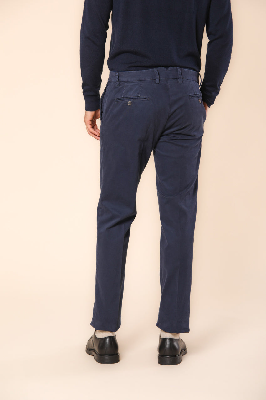 New York Times Herren Chino-Hose aus Gabardine mit Schneidedetails regular Fit