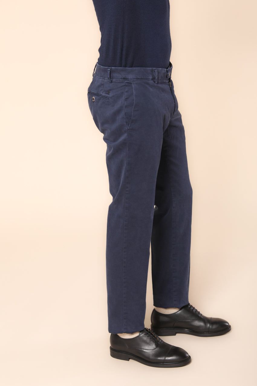 New York Times pantalon chino homme en gabardine avec détails sartoriaux coupe régulière