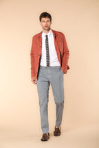 New York Times Elax men's chino pants in cotton chevron regular fit