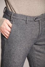 Foto 2 New York pantalone chino uomo stampa resca bicolor regular fit