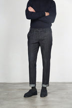 New York men’s chino pants in stretch denim, regular fit