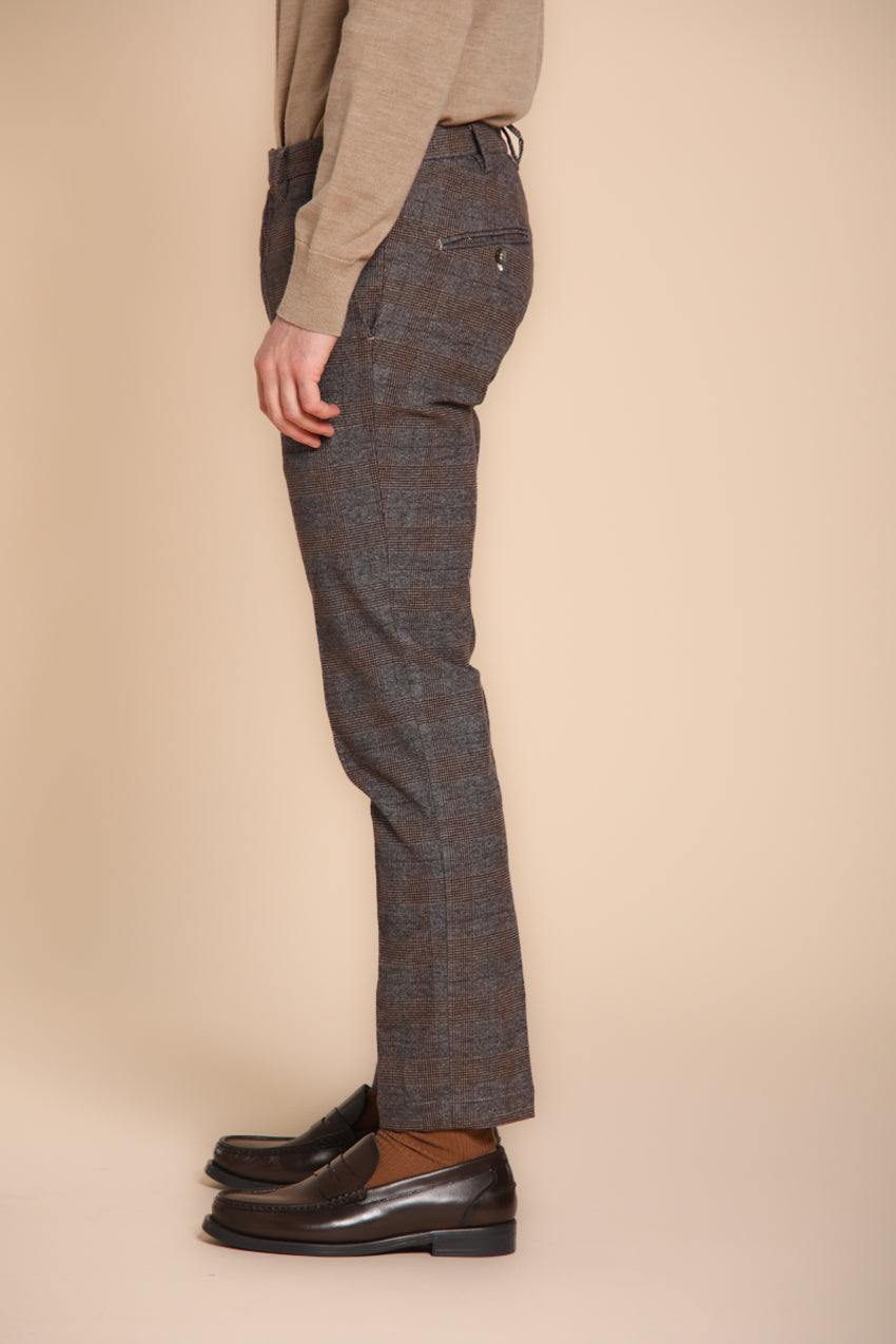 Foto 4 New York Sartoriale pantalone chino uomo stampa galles regular fit