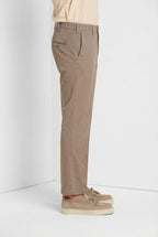 New York pantalone chino uomo in gabardina stretch regular fit ①
