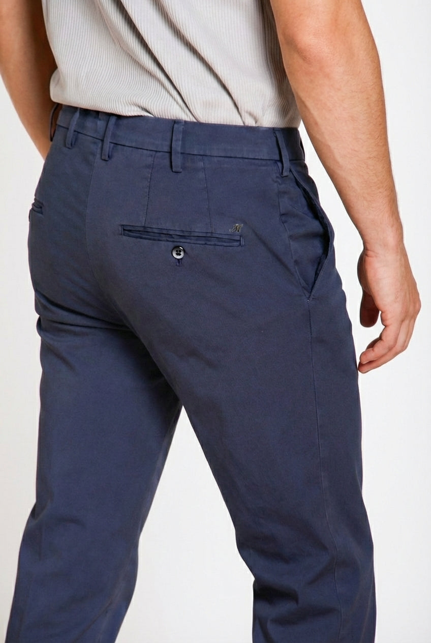 New York Herren Chino Hose aus Stretch-Gabardine regular fit ①